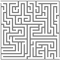 simple orthogonal maze