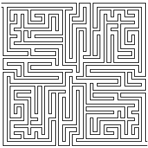 symmetrical maze