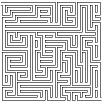 Buckblog: Maze Generation: Recursive Backtracking